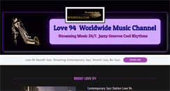 Desktop Screenshot of love94smoothjazz.com