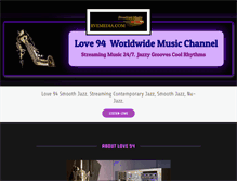 Tablet Screenshot of love94smoothjazz.com
